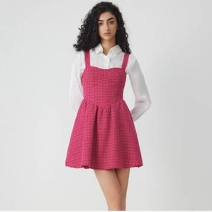 Cider Pink Mini Dress, White shirt is NOT INCLUDED